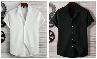 Men's Ice Silk Quick-Drying Shirt Combo of 2